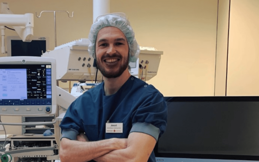 Joost Habraken, flexibel werken als  anesthesiemederwerker